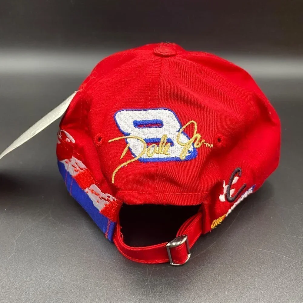 Chase Authentics Nascar Budweiser Dale Jr. 2000 Red White Blue Adjustable Hat